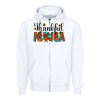 White thankful mama Zipper Hoodie - JahusDesignShop