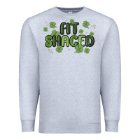 Heather Grey fit shaced Premium Sweatshirt - MaliasSmallBusiness