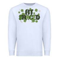 White fit shaced Premium Sweatshirt - MaliasSmallBusiness