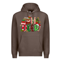 Coffee oh deer reindeer Premium Hoodie - MaliasSmallBusiness