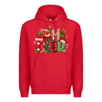 Red oh deer reindeer Premium Hoodie - MaliasSmallBusiness