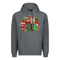Rock oh deer reindeer Premium Hoodie - MaliasSmallBusiness