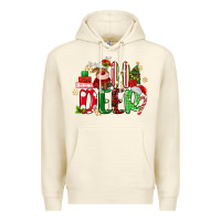 Sandshell oh deer reindeer Premium Hoodie - MaliasSmallBusiness