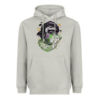 Moon Dust Magical cats ghost with moon Halloween Heavyweight Hoodie - NancyCooperArtShop