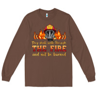Chestnut the fire with firefighter air mask Long Sleeve Tee - HRA Design Shop