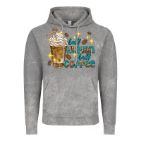 Cloud Rock half human half coffee Vintage Hoodie - texasbilliewilder