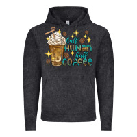 Vintage Black half human half coffee Vintage Hoodie - texasbilliewilder