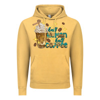 Vintage Mustard half human half coffee Vintage Hoodie - texasbilliewilder