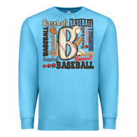 Ocean Blue baseball Premium Sweatshirt - MaliasSmallBusiness