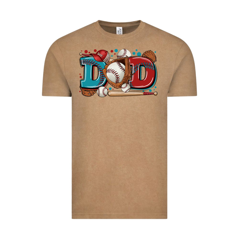 Dad Baseball Vintage Tee by Zillion Design Studio | Teevron