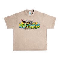 French Oak bartender Urban Heavy Tee - Zillion Design Studio