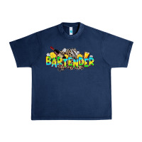 Navy bartender Urban Heavy Tee - Zillion Design Studio