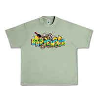 Oil Green bartender Urban Heavy Tee - Zillion Design Studio