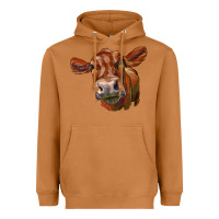 Meerkat red angus face Heavyweight Hoodie - LillyAllenDesigns