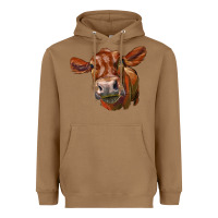 Toasted Coconut red angus face Heavyweight Hoodie - LillyAllenDesigns