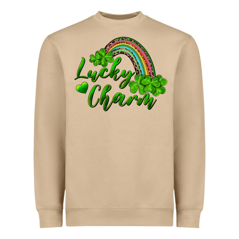 Lucky Charm Rainbow And Shamrocks Heavyweight Sweatshirt by RanaPortraitStore | Teevron