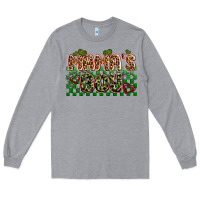 Heather Grey valentines day mama's boy olivia Long Sleeve Tee - OliviaCreatesArt