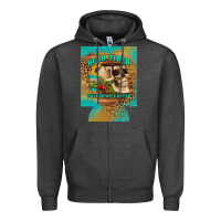 Charcoal Heather dead tired fueled by coffee 12 oz can cooler (regular) Zipper Hoodie - Artiststas