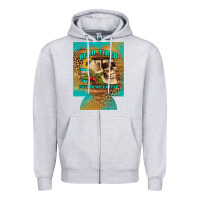 Heather Grey dead tired fueled by coffee 12 oz can cooler (regular) Zipper Hoodie - Artiststas