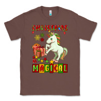 Chestnut christmas magical unicorn Classic Tee - FaDigitalArtStudio