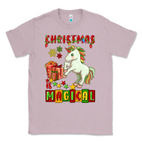 Lilac christmas magical unicorn Classic Tee - FaDigitalArtStudio