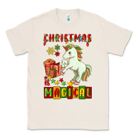 Natural christmas magical unicorn Classic Tee - FaDigitalArtStudio