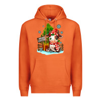 Carrot merry christmas cow Premium Hoodie - MaliasSmallBusiness