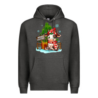 Merry Christmas Cow Premium Hoodie | Teevron