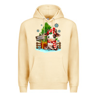 Pina Colada merry christmas cow Premium Hoodie - MaliasSmallBusiness