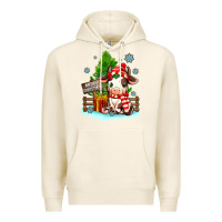 Tofu merry christmas cow Premium Hoodie - MaliasSmallBusiness