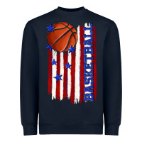 Navy basketball american flag Heavyweight Sweatshirt - texasbilliewilder