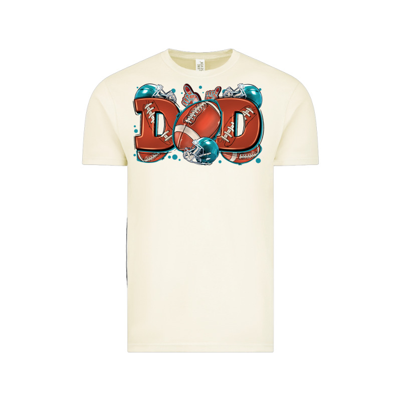 Dad American Football Vintage Tee by Zillion Design Studio | Teevron