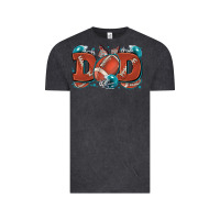 Vintage Black dad American football Vintage Tee - Zillion Design Studio