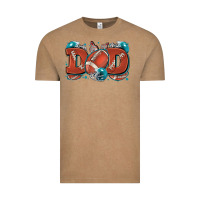 Vintage Coffee dad American football Vintage Tee - Zillion Design Studio