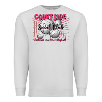 Dove Grey volleyball mom Premium Sweatshirt - MaliasSmallBusiness
