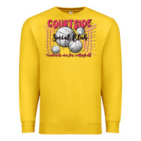 Lemon volleyball mom Premium Sweatshirt - MaliasSmallBusiness