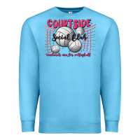 Ocean Blue volleyball mom Premium Sweatshirt - MaliasSmallBusiness