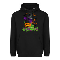 Black My first Halloween Heavyweight Hoodie - NancyCooperArtShop