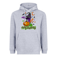 Heather Grey My first Halloween Heavyweight Hoodie - NancyCooperArtShop