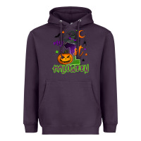 Plum My first Halloween Heavyweight Hoodie - NancyCooperArtShop
