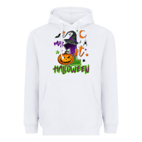 White My first Halloween Heavyweight Hoodie - NancyCooperArtShop
