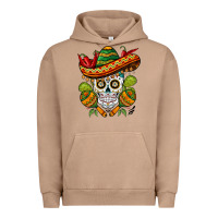 Pigment Burro sombrero skull Urban Hoodie - BarkalooDesign