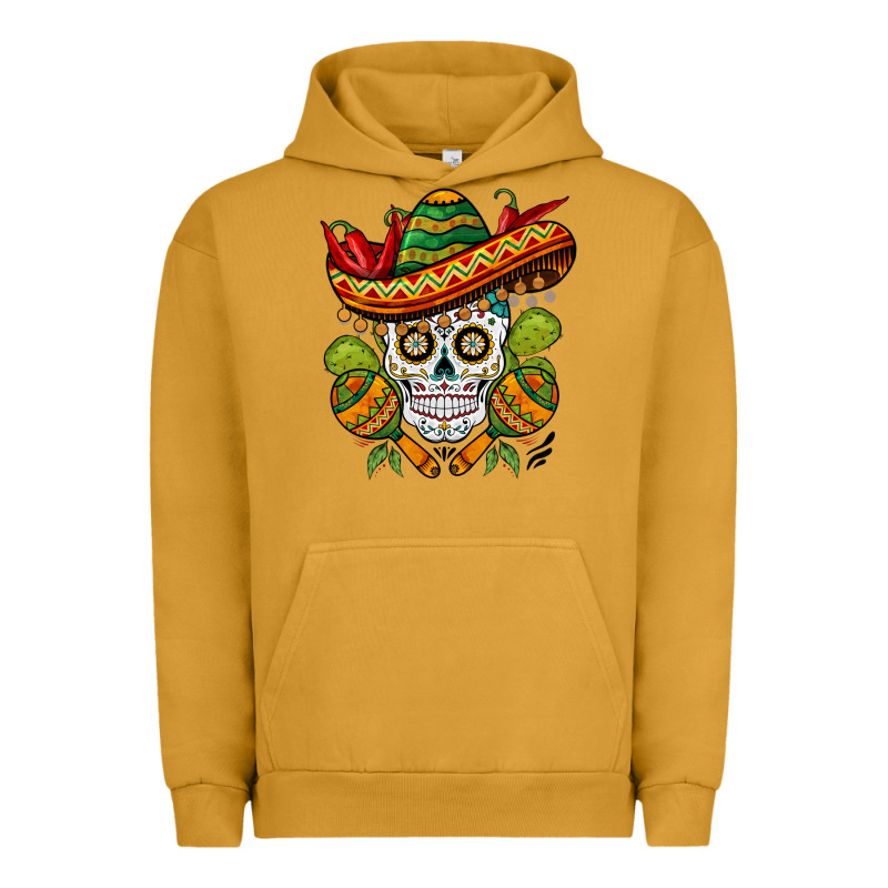 Sombrero Skull Urban Hoodie by BarkalooDesign | Teevron