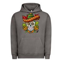Pigment Tornado sombrero skull Urban Hoodie - BarkalooDesign