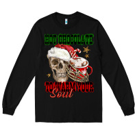 Black hot chocolate to warm your soul Long Sleeve Tee - FaDigitalArtStudio