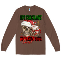 Chestnut hot chocolate to warm your soul Long Sleeve Tee - FaDigitalArtStudio