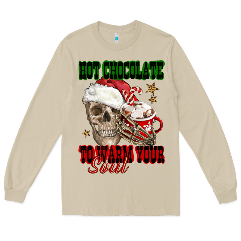 Hot Chocolate To Warm Your Soul Long Sleeve Tee by FaDigitalArtStudio | Teevron