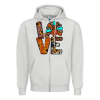 Turkey Love Zipper Hoodie | Teevron
