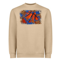 Mushroom basketball background Heavyweight Sweatshirt - texasbilliewilder
