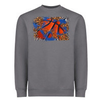 Storm basketball background Heavyweight Sweatshirt - texasbilliewilder